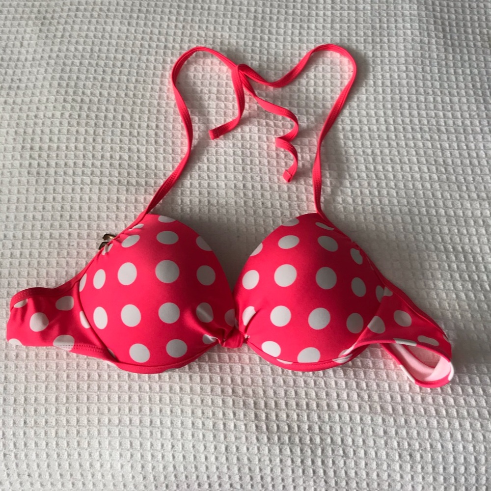 Target Polkadot Bikini Top